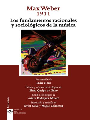 cover image of Los fundamentos racionales y sociológicos de la música